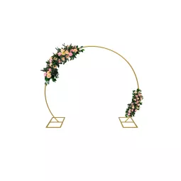 Arche ronde dorée
